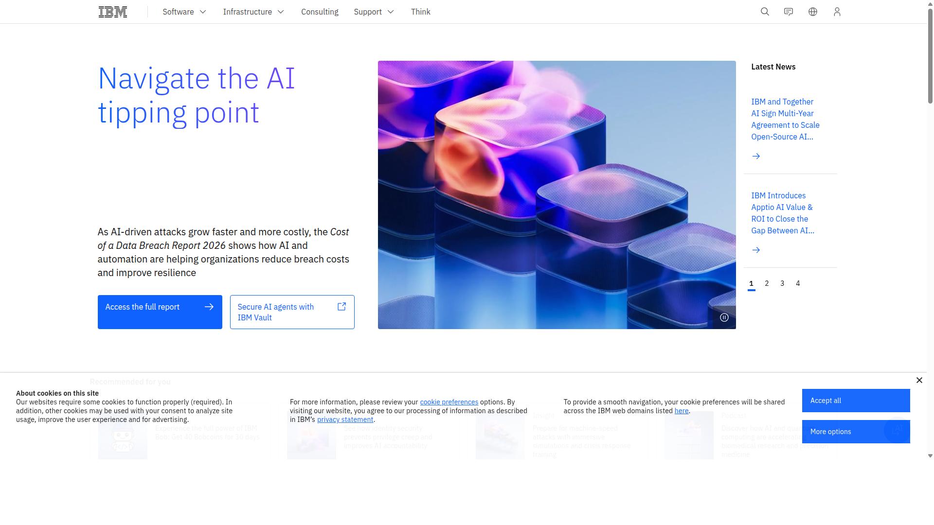 IBM Business Automation Workflow website